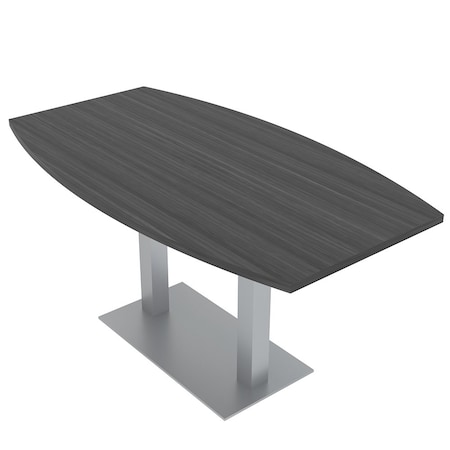Skutchi Designs 33.5 in W, 69.5 in L, 29 in H, Engineered Wood Top, Grey HAR-BOT-34x70-DOU-ASIANNIGHT